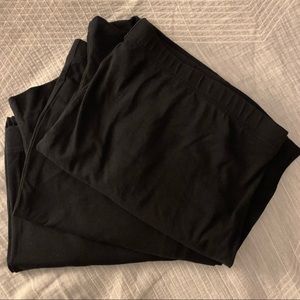 NWOT Bundle of 3 Black Capri Leggings